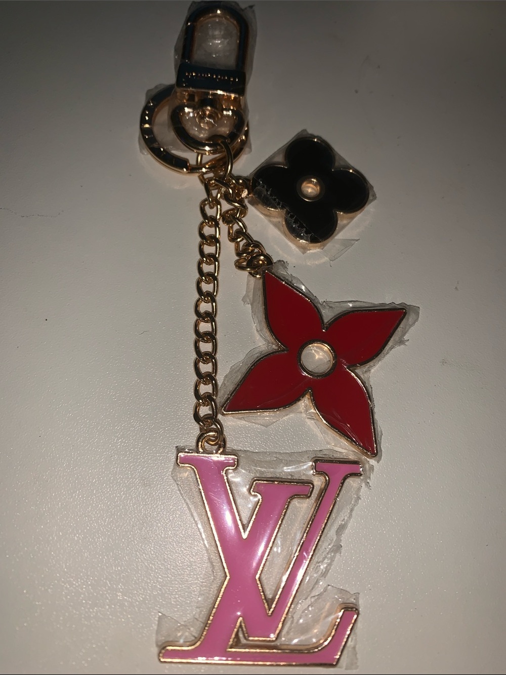 Fashion monogram purse/bag charm keychain - Picture 1 of 5
